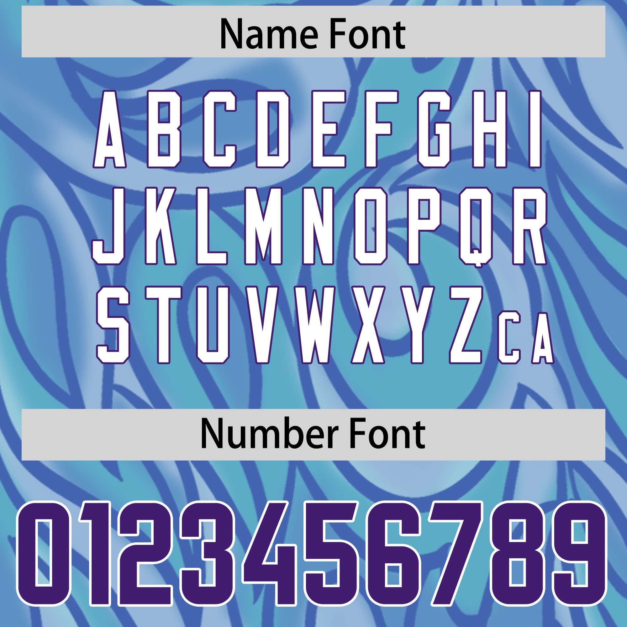 Custom Light Blue Personalized Printed Graffiti Pattern Design Authentic American Football Jersey