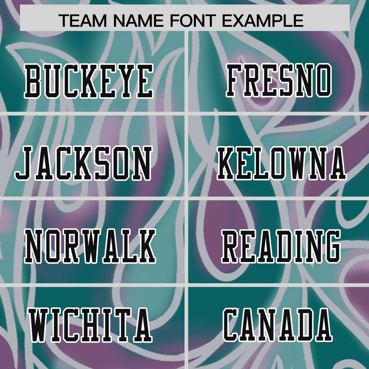 Custom Aqua Personalized Printed Graffiti Pattern Design Authentic American Football Jersey