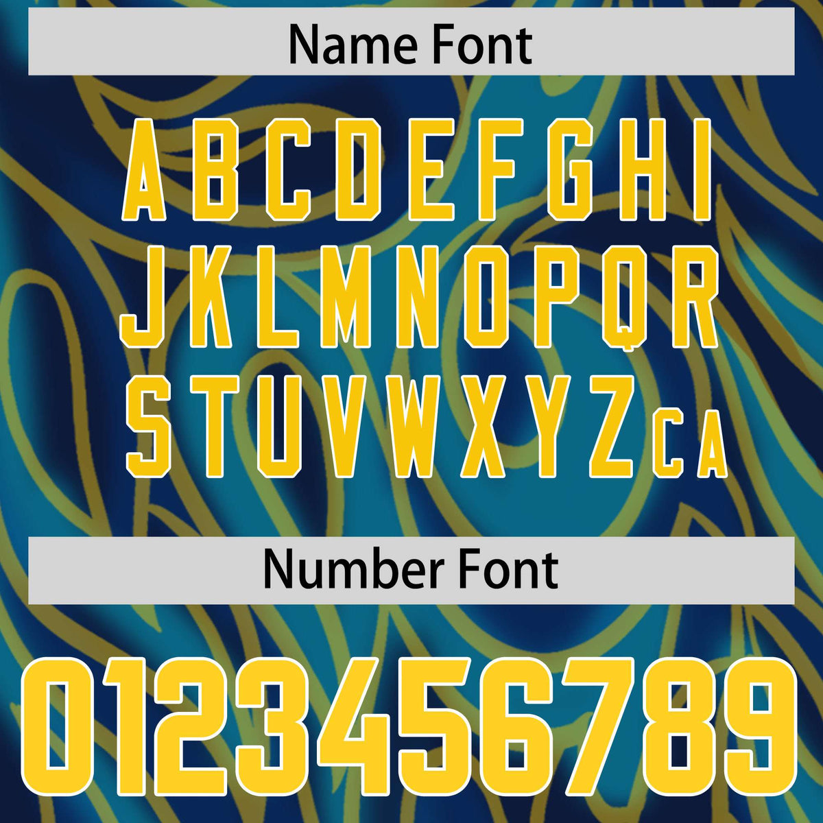 Custom Navy Personalized Printed Graffiti Pattern Design Authentic American Football Jersey