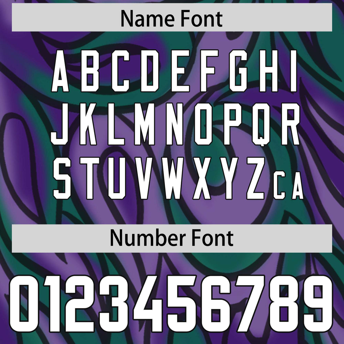 Custom Purple Personalized Printed Graffiti Pattern Design Authentic American Football Jersey