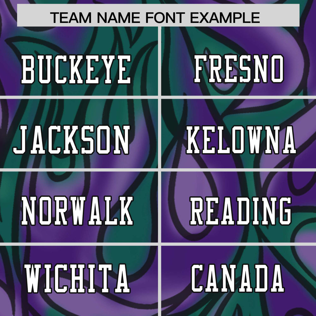 Custom Purple Personalized Printed Graffiti Pattern Design Authentic American Football Jersey