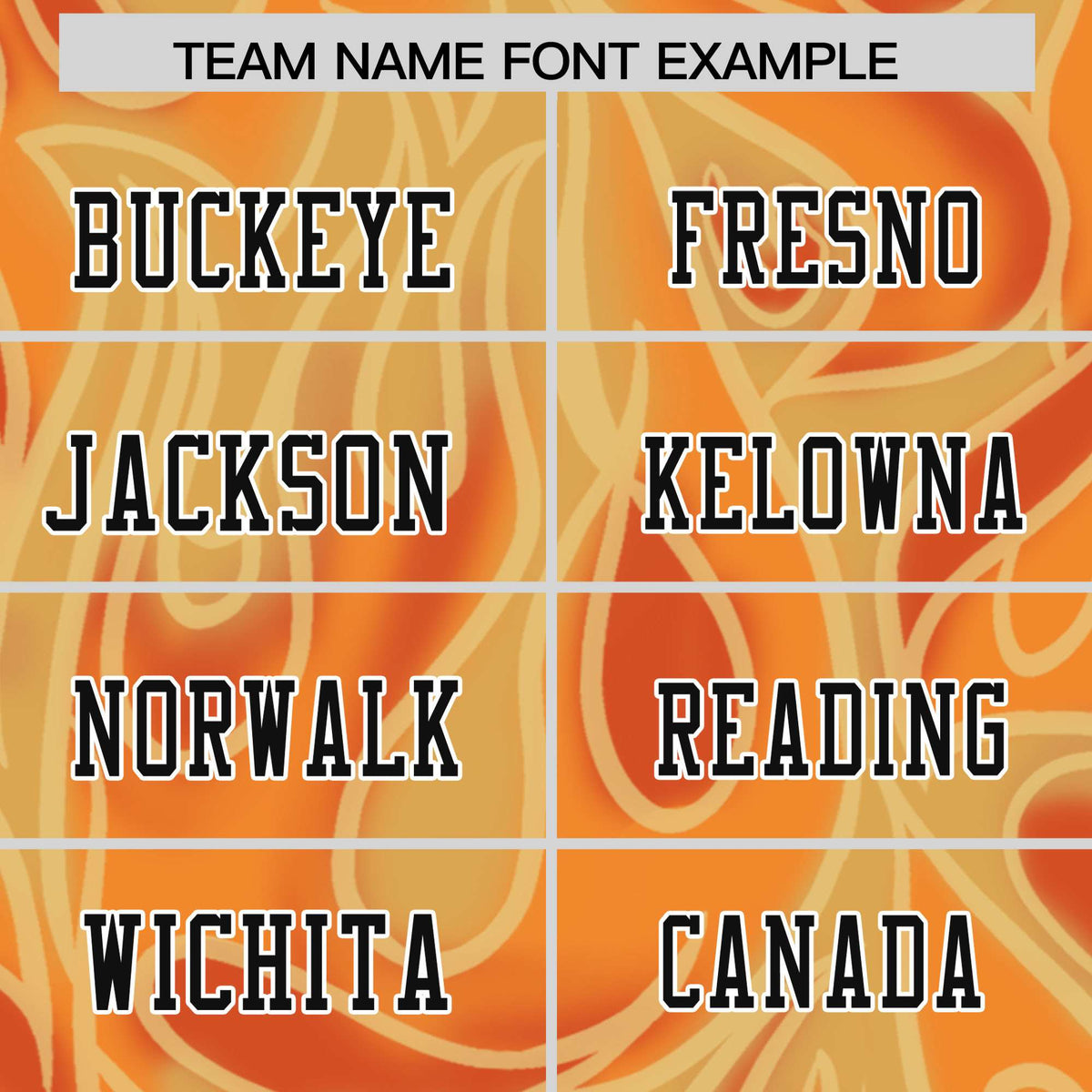 Custom Gold Orange Personalized Printed Graffiti Pattern Design Authentic American Football Jersey