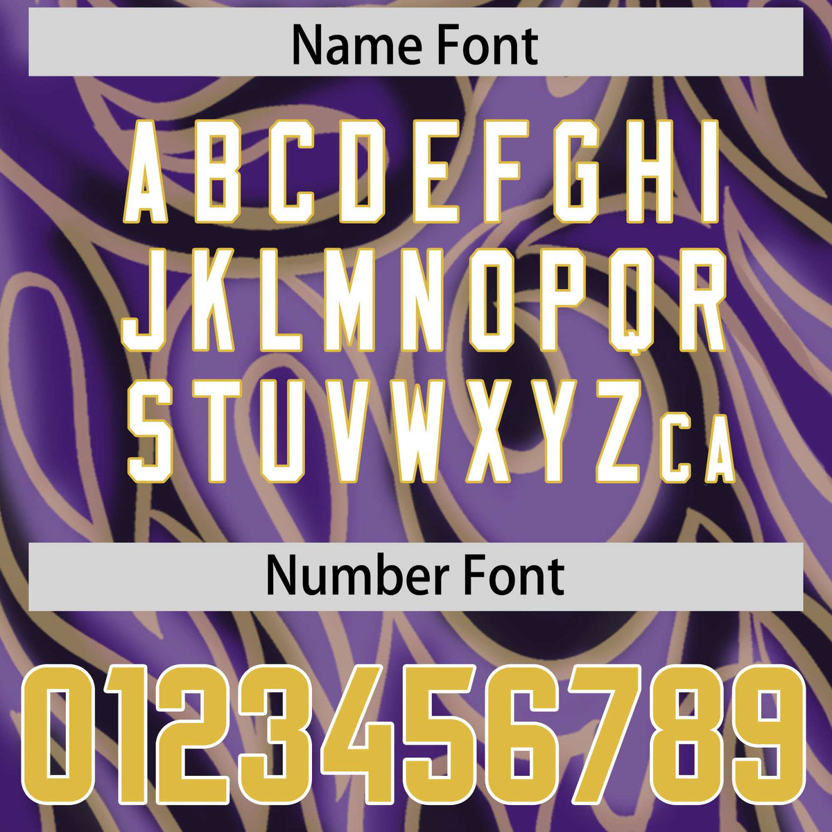 Custom Purple Personalized Printed Graffiti Pattern Design Authentic American Football Jersey