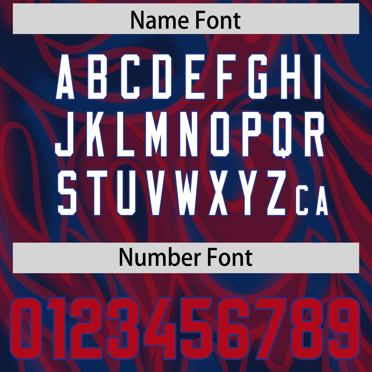 Custom Navy Personalized Printed Graffiti Pattern Design Authentic American Football Jersey