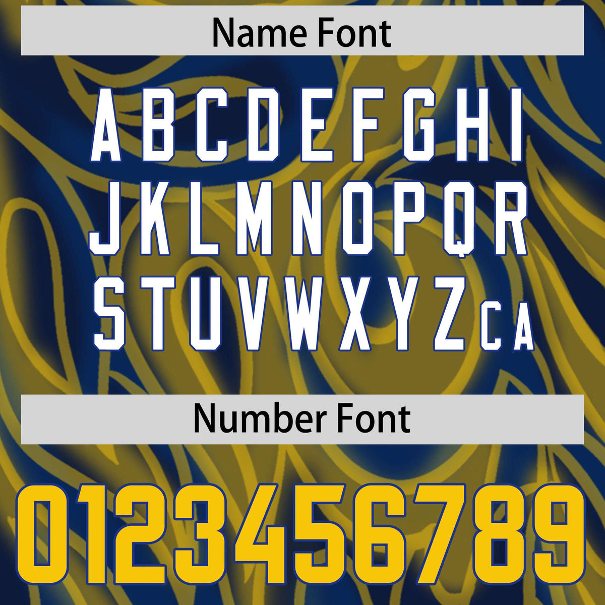 Custom Royal Personalized Printed Graffiti Pattern Design Authentic American Football Jersey