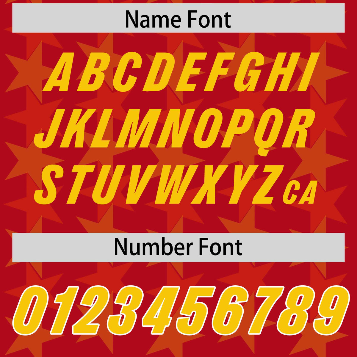 Custom Red Yellow Personalized All Star Graffiti Pattern Authentic American Football Jersey