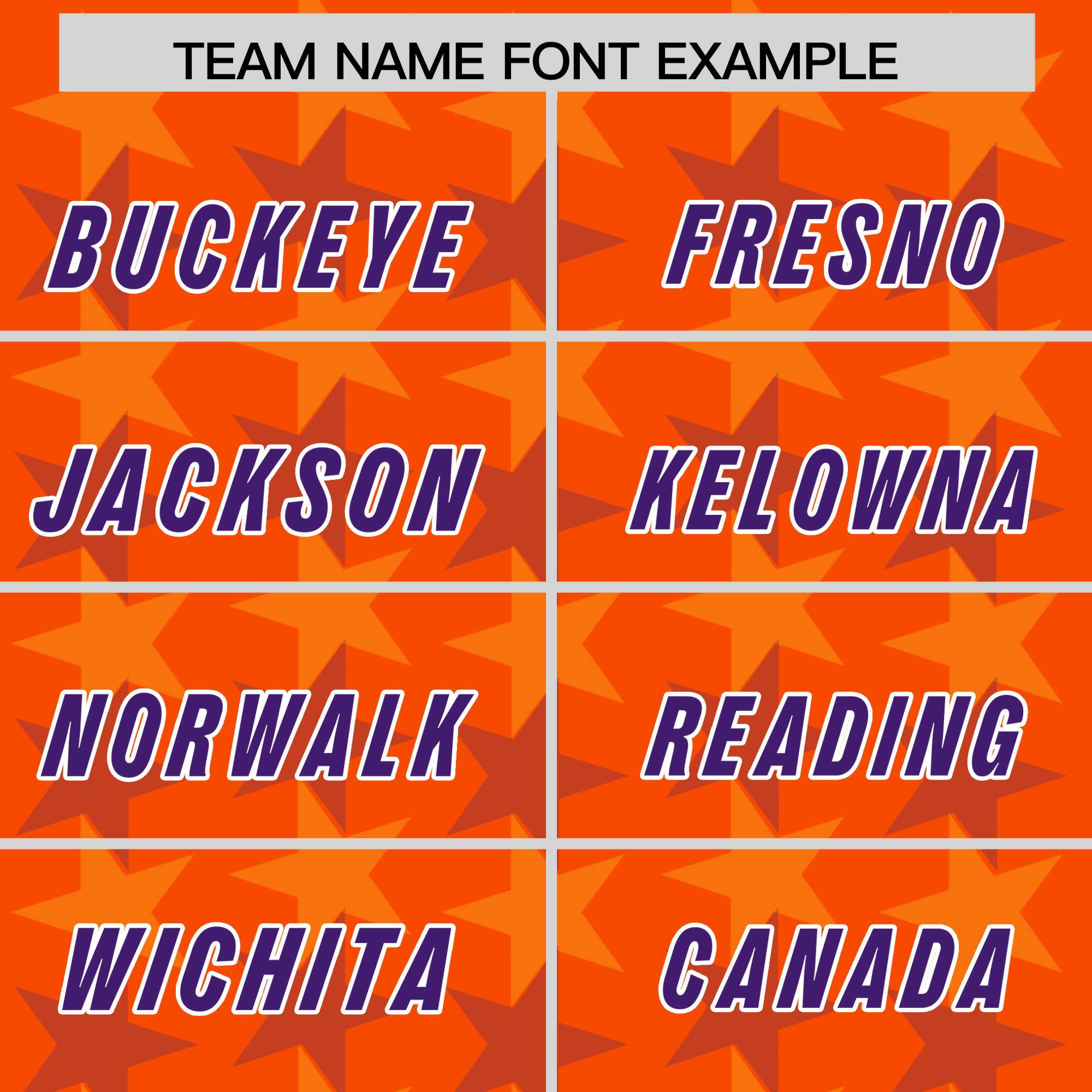 Custom Orange Purple Personalized All Star Graffiti Pattern Authentic American Football Jersey