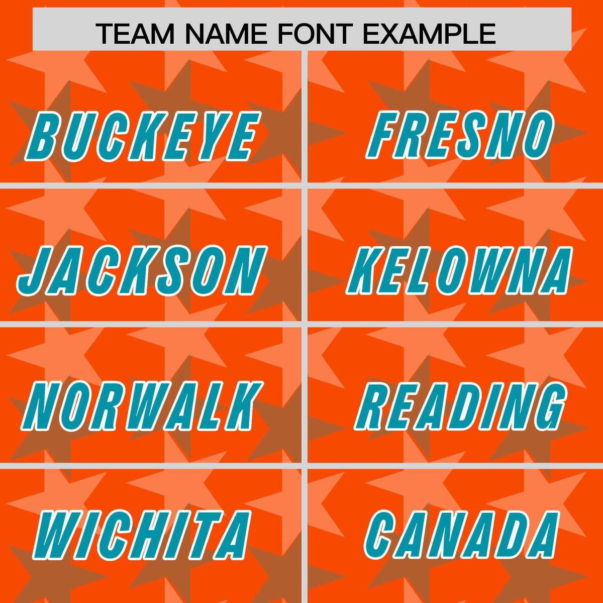 Custom Orange Aqua Personalized All Star Graffiti Pattern Authentic American Football Jersey