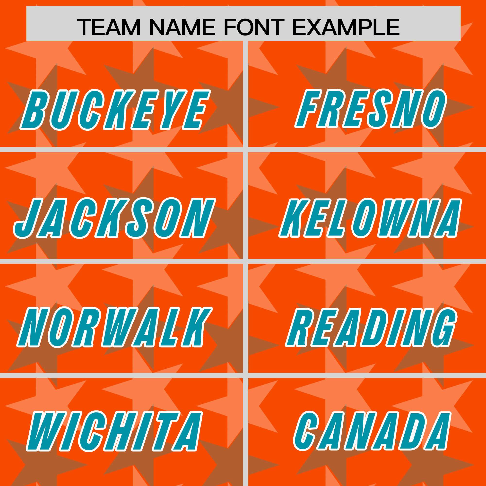 Custom Orange Aqua Personalized All Star Graffiti Pattern Authentic American Football Jersey