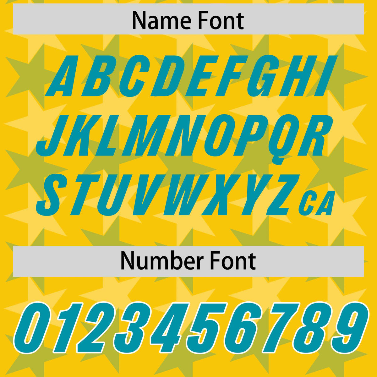 Custom Gold Aqua Personalized All Star Graffiti Pattern Authentic American Football Jersey