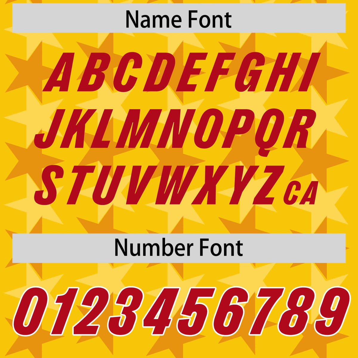 Custom Gold Red Personalized All Star Graffiti Pattern Authentic American Football Jersey