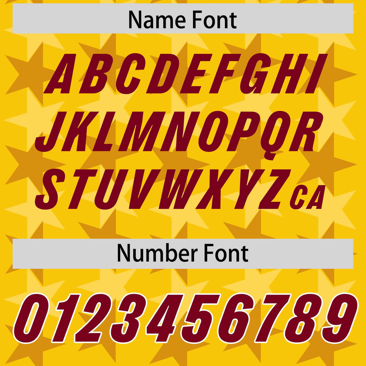 Custom Gold Crimson Personalized All Star Graffiti Pattern Authentic American Football Jersey