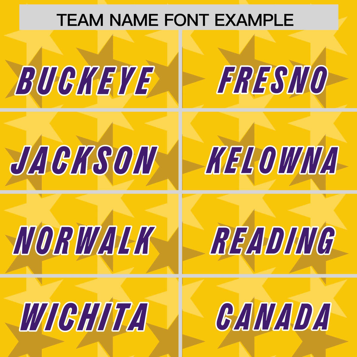 Custom Gold Purple Personalized All Star Graffiti Pattern Authentic American Football Jersey