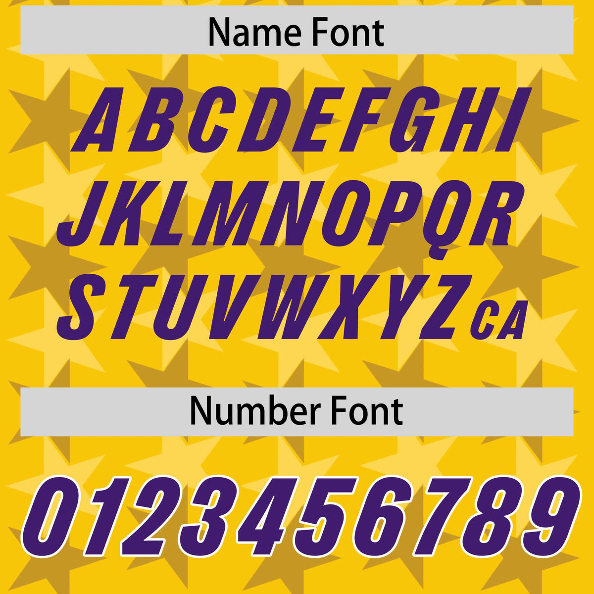 Custom Gold Purple Personalized All Star Graffiti Pattern Authentic American Football Jersey