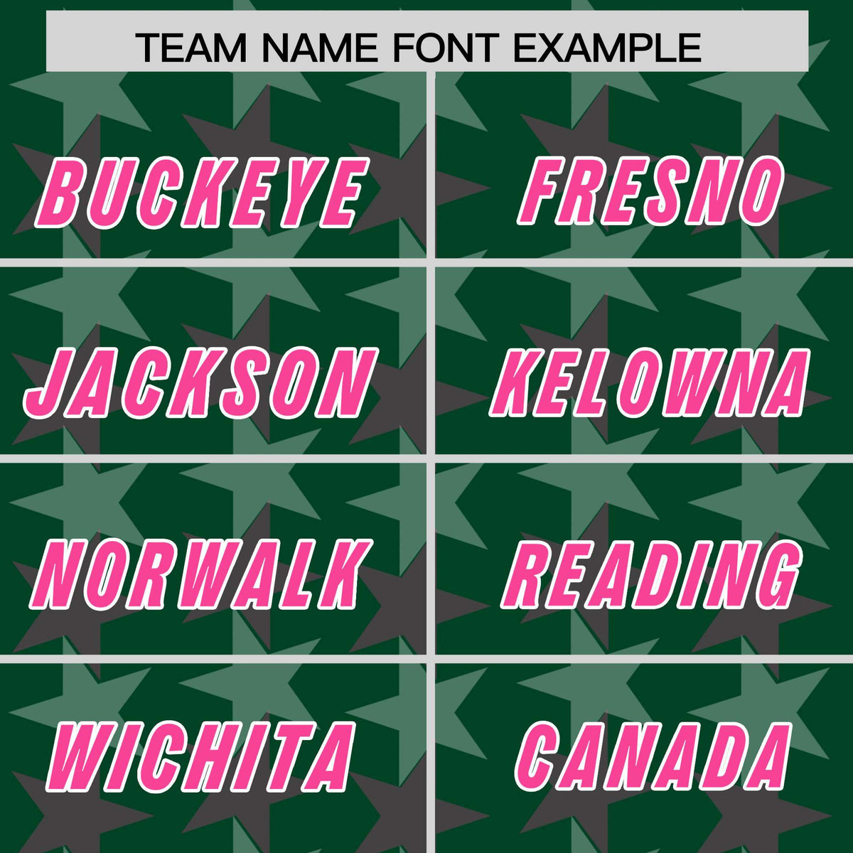 Custom Green Pink Personalized All Star Graffiti Pattern Authentic American Football Jersey