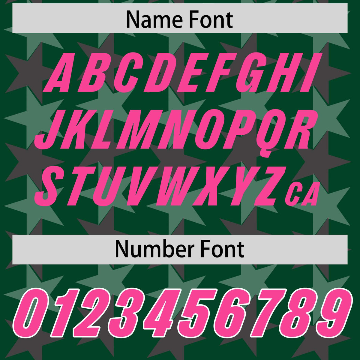 Custom Green Pink Personalized All Star Graffiti Pattern Authentic American Football Jersey