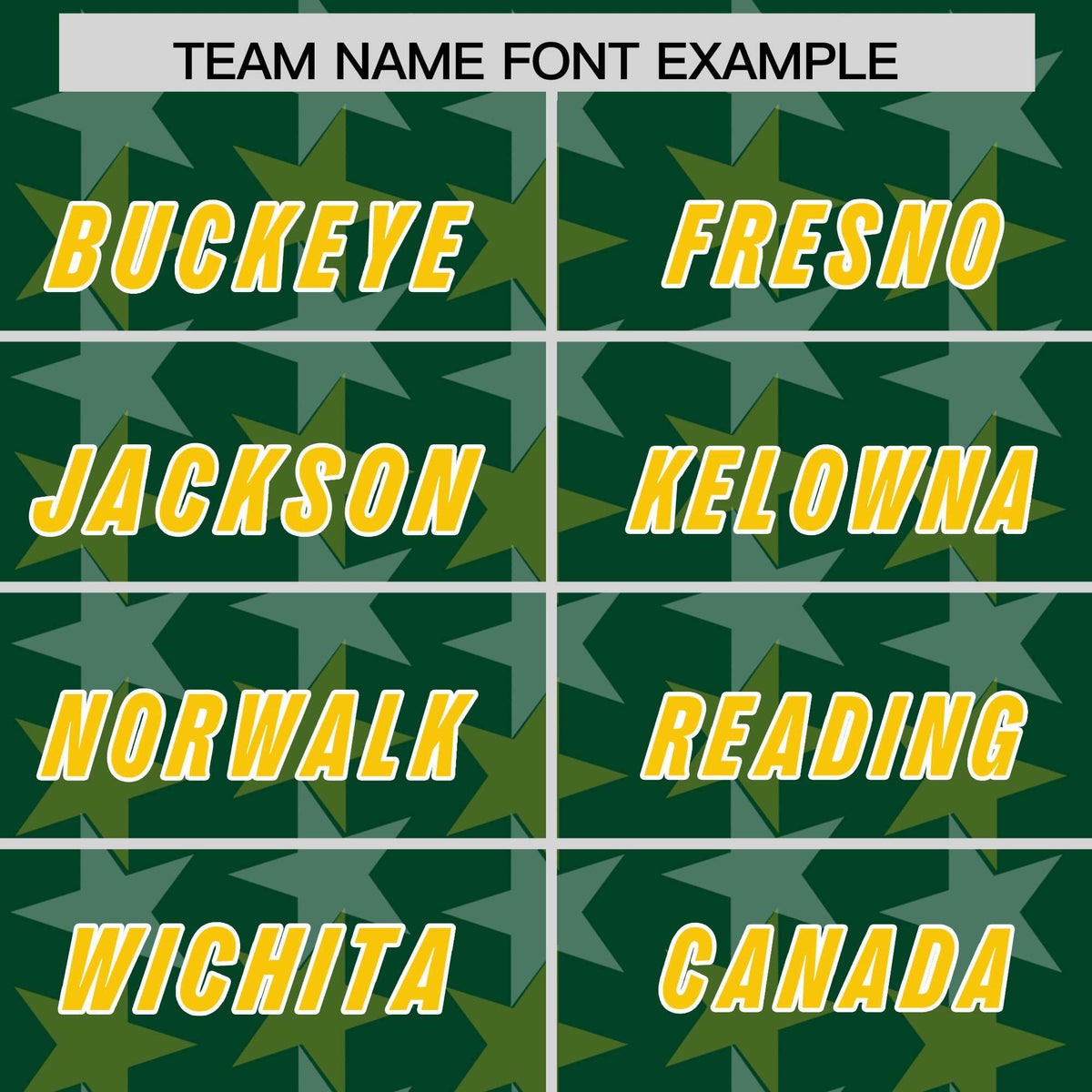 Custom Green Gold Personalized All Star Graffiti Pattern Authentic American Football Jersey