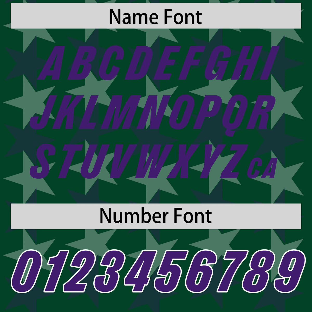 Custom Green Purple Personalized All Star Graffiti Pattern Authentic American Football Jersey