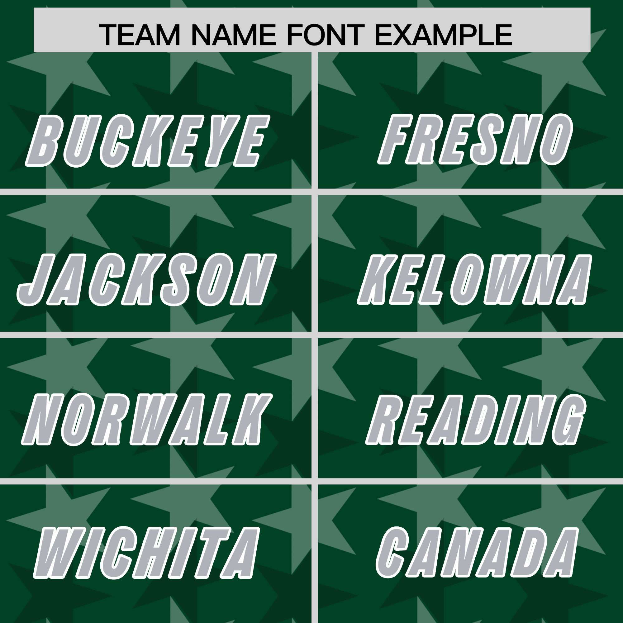 Custom Green Grey Personalized All Star Graffiti Pattern Authentic American Football Jersey