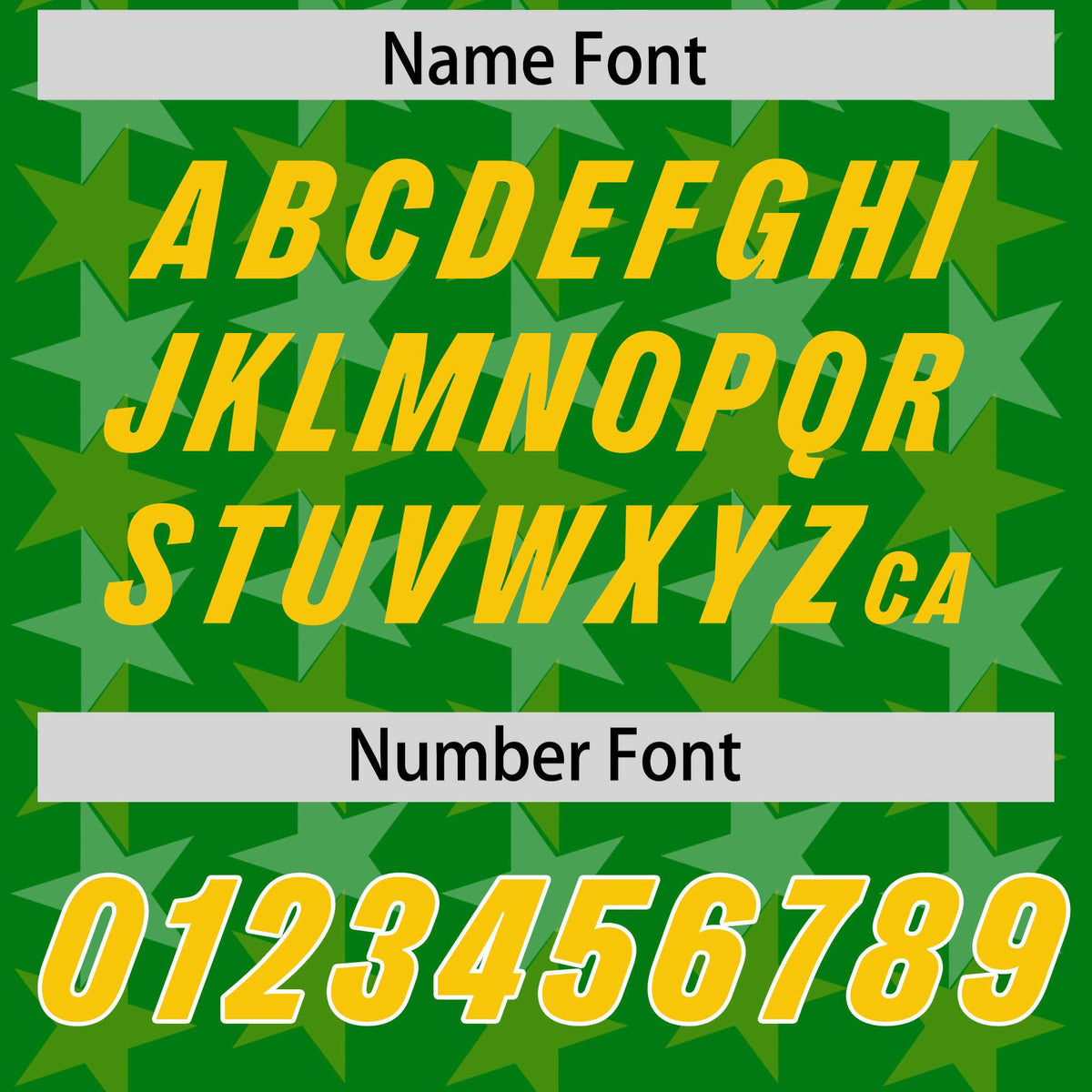 Custom Kelly Green Gold Personalized All Star Graffiti Pattern Authentic American Football Jersey