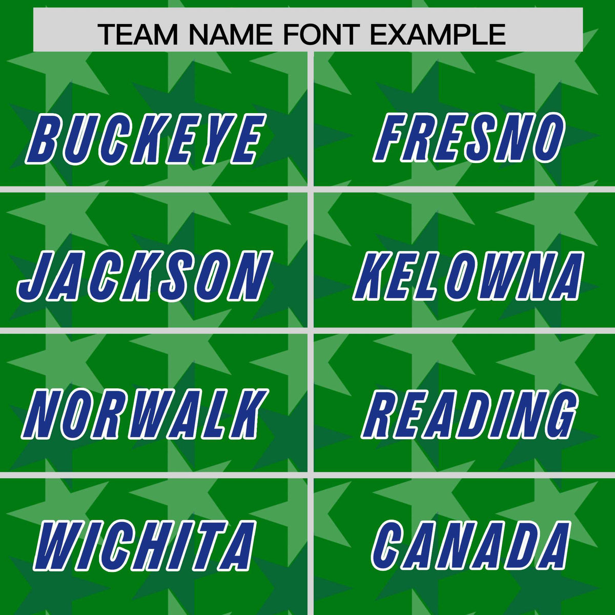 Custom Kelly Green Royal Personalized All Star Graffiti Pattern Authentic American Football Jersey