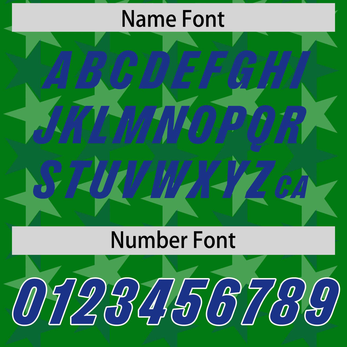 Custom Kelly Green Royal Personalized All Star Graffiti Pattern Authentic American Football Jersey