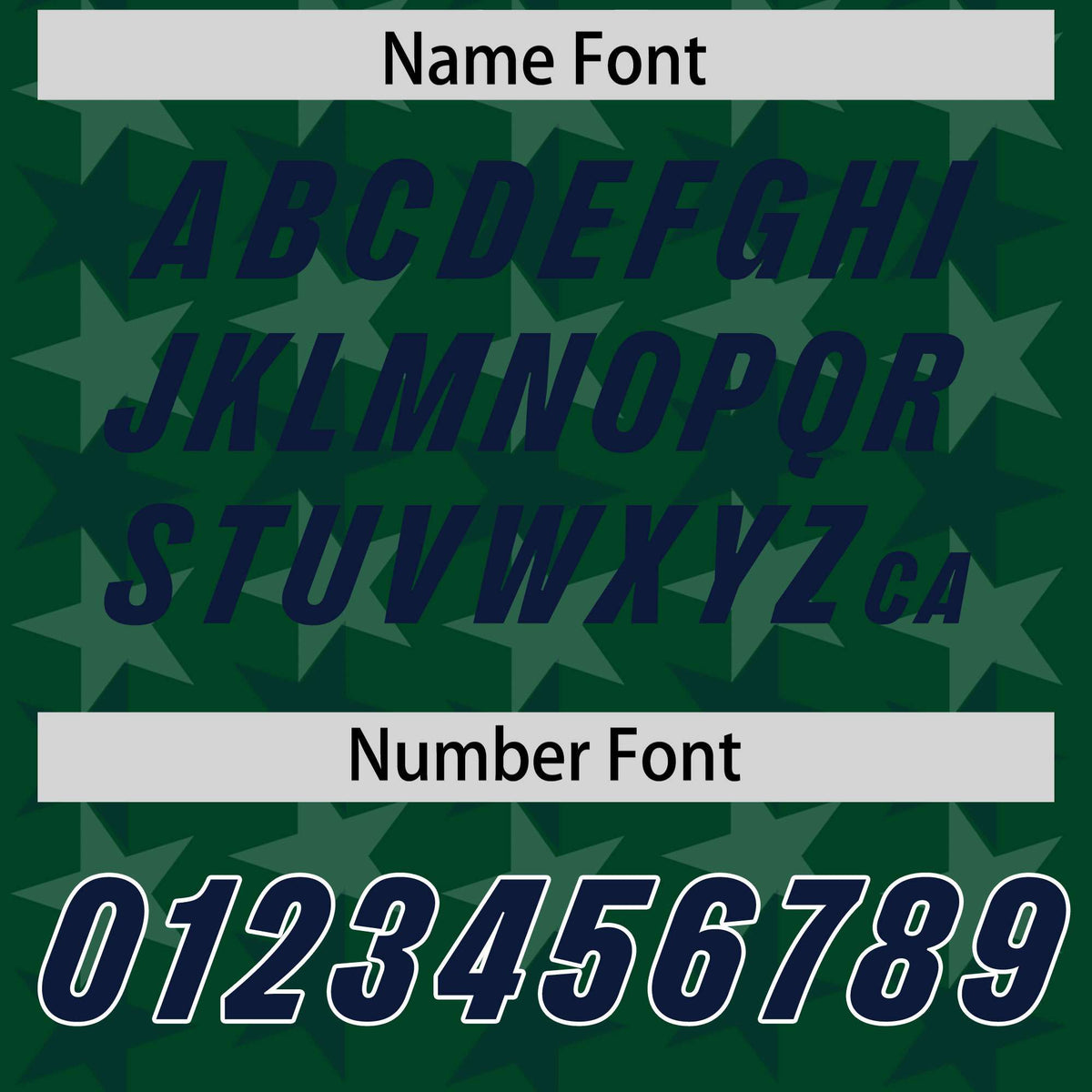 Custom Green Navy Personalized All Star Graffiti Pattern Authentic American Football Jersey