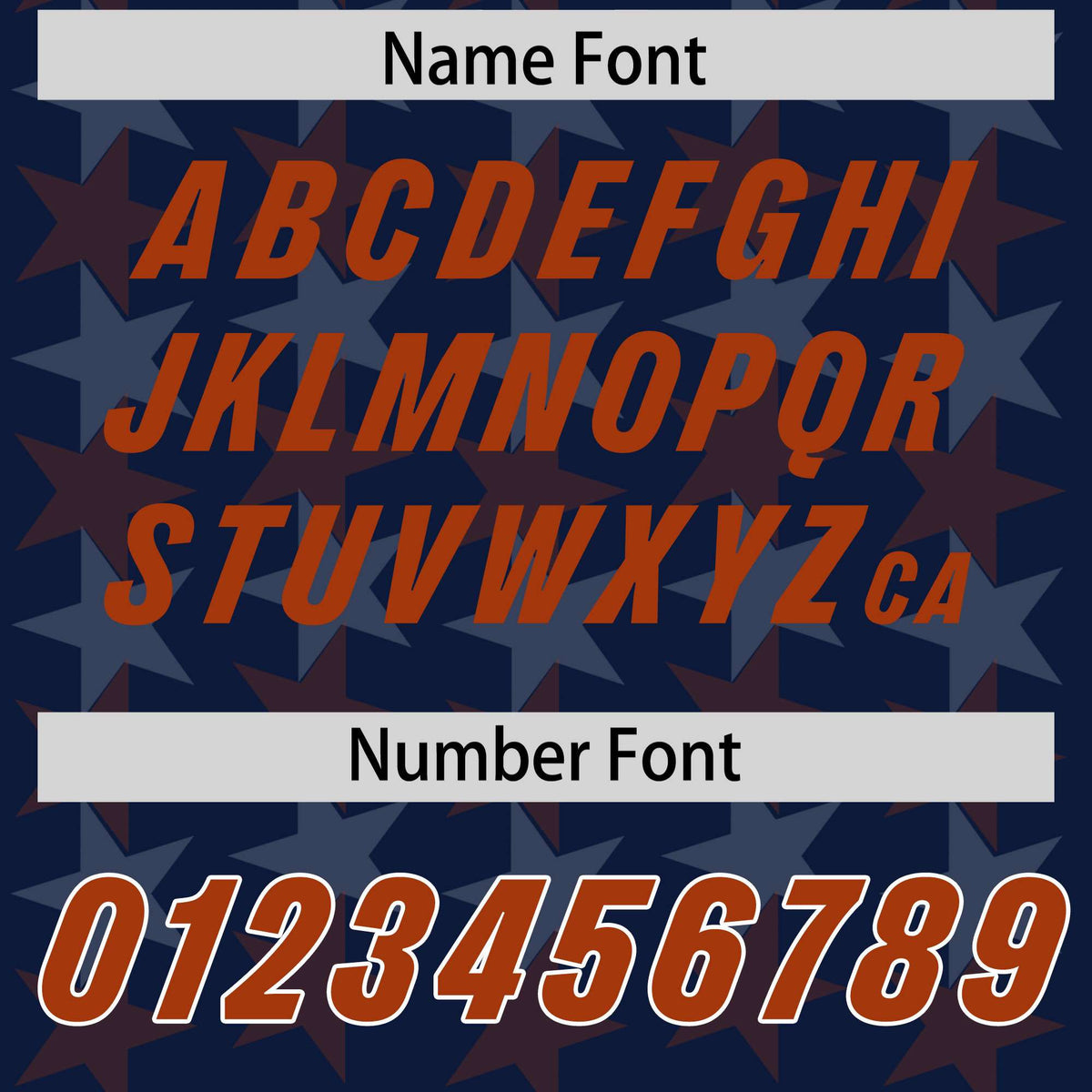 Custom Navy Texas Orange Personalized All Star Graffiti Pattern Authentic American Football Jersey