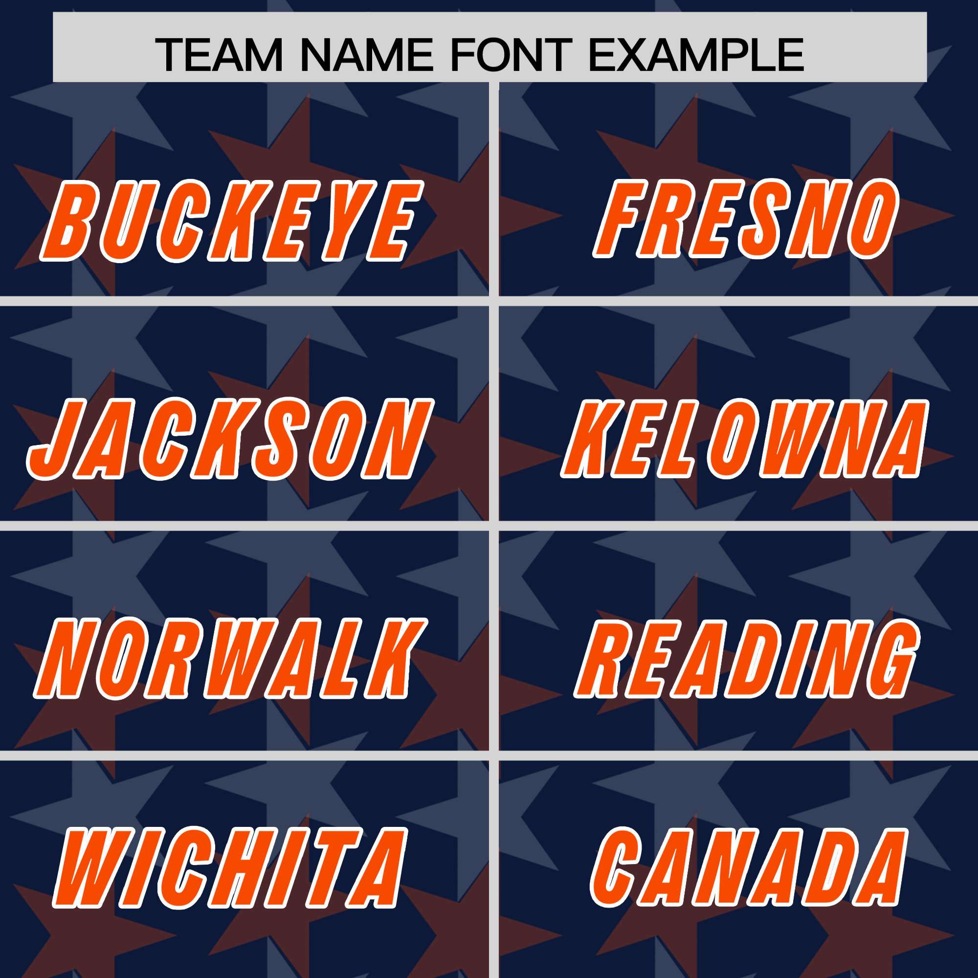 Custom Navy Orange Personalized All Star Graffiti Pattern Authentic American Football Jersey