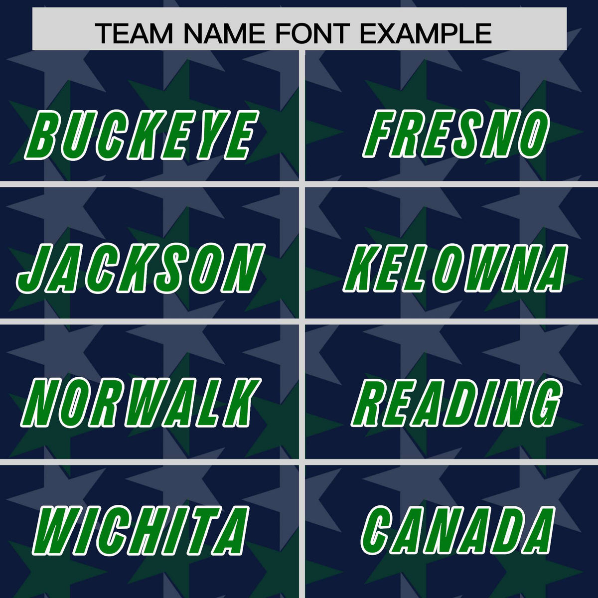 Custom Navy Kelly Green Personalized All Star Graffiti Pattern Authentic American Football Jersey