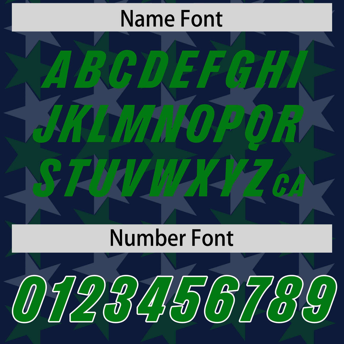 Custom Navy Kelly Green Personalized All Star Graffiti Pattern Authentic American Football Jersey