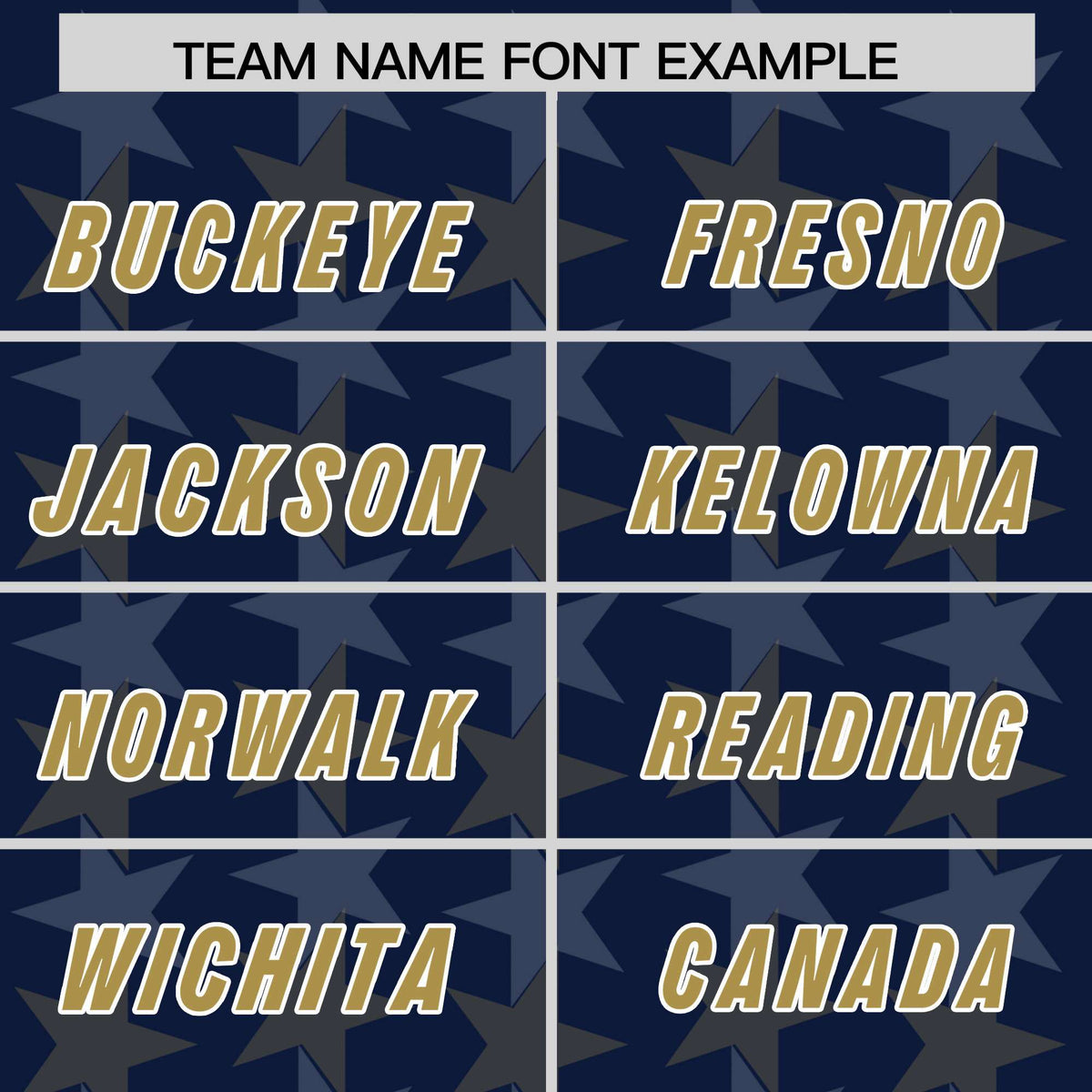 Custom Navy Old Gold Personalized All Star Graffiti Pattern Authentic American Football Jersey