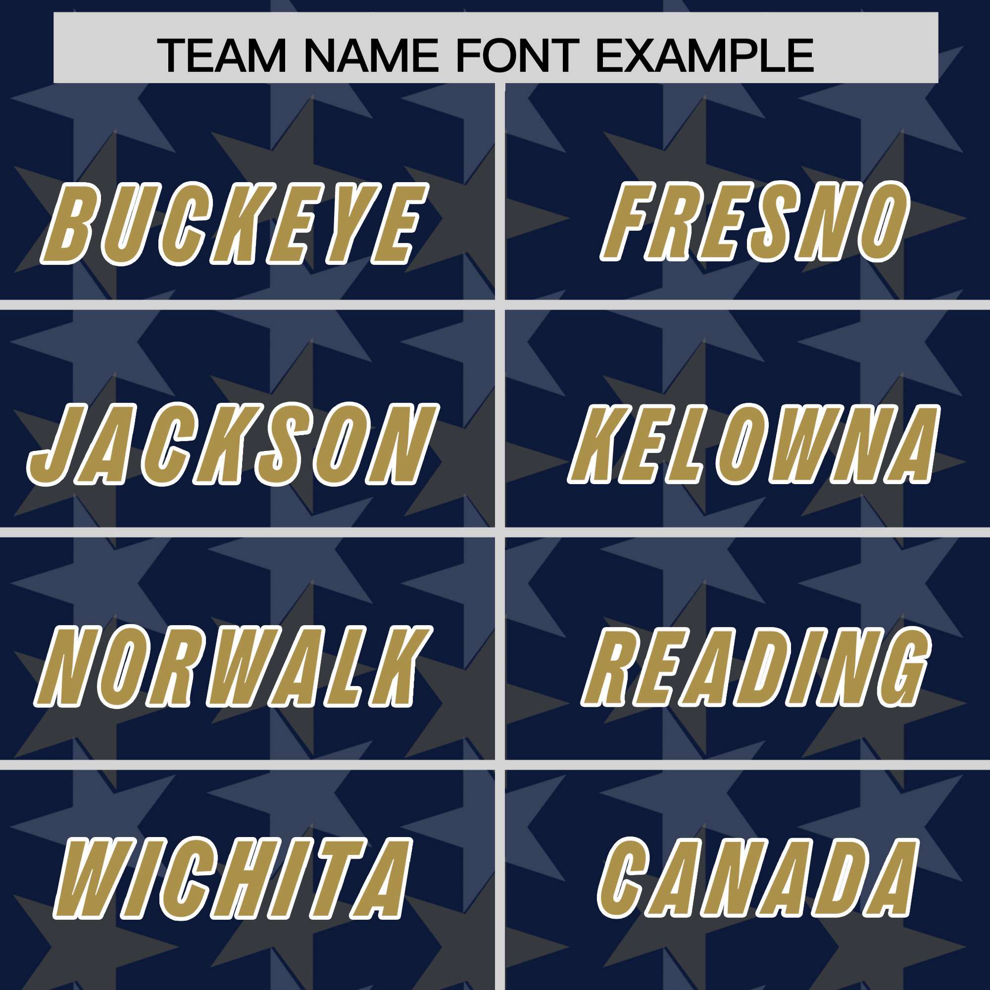 Custom Navy Old Gold Personalized All Star Graffiti Pattern Authentic American Football Jersey