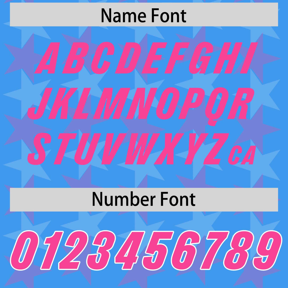 Custom Light Blue Pink Personalized All Star Graffiti Pattern Authentic American Football Jersey