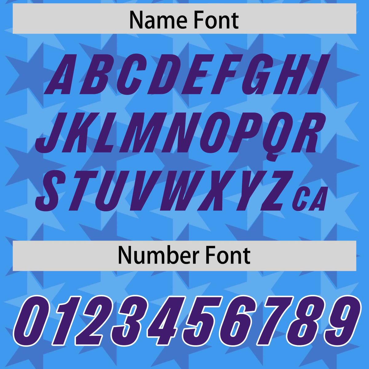 Custom Light Blue Purple Personalized All Star Graffiti Pattern Authentic American Football Jersey