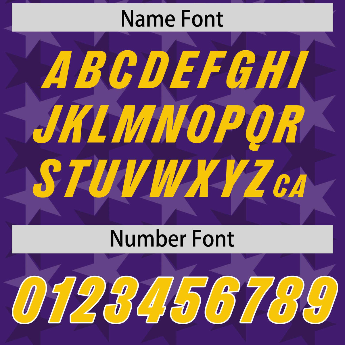 Custom Purple Gold Personalized All Star Graffiti Pattern Authentic American Football Jersey