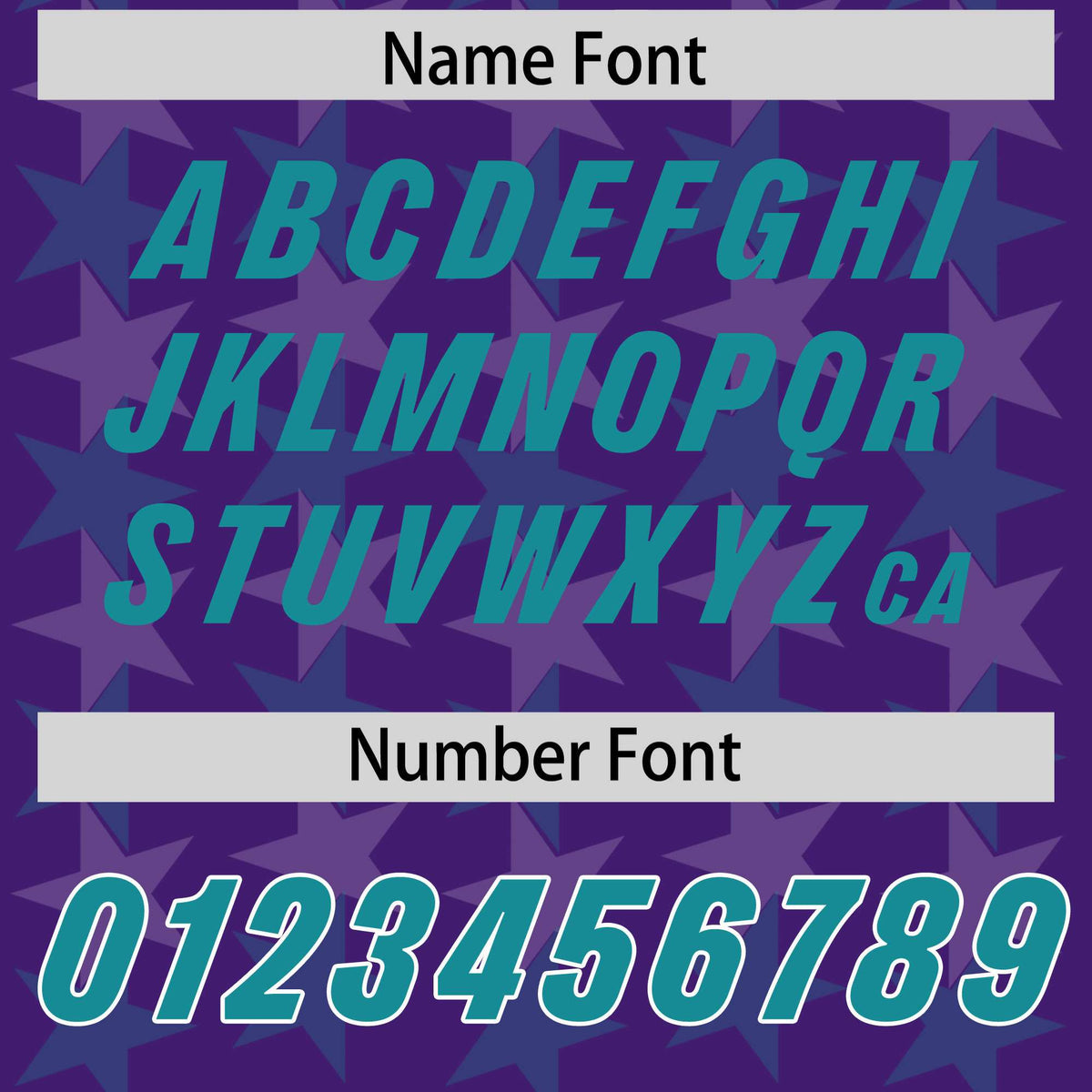 Custom Purple Aqua Personalized All Star Graffiti Pattern Authentic American Football Jersey