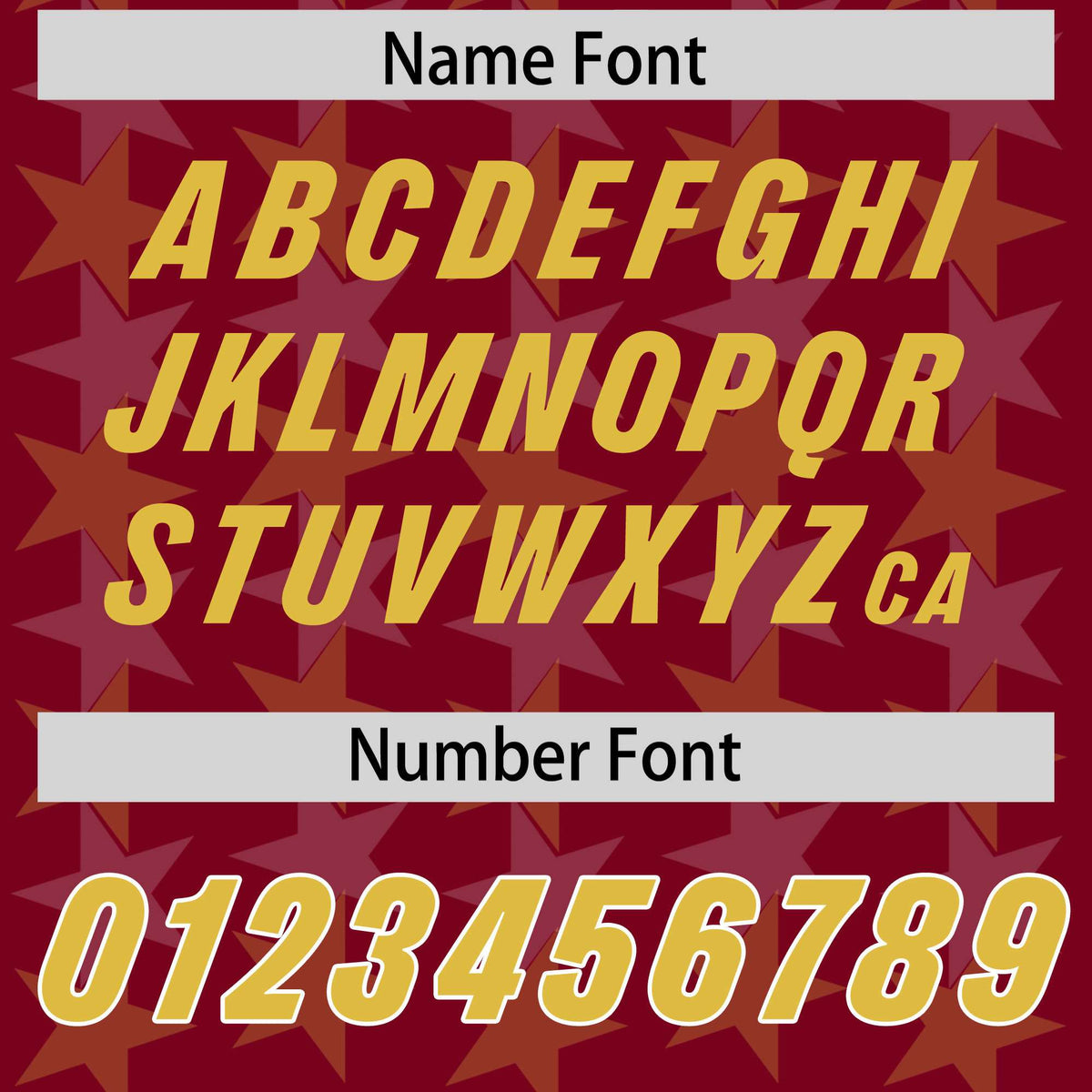 Custom Crimson Gold Personalized All Star Graffiti Pattern Authentic American Football Jersey