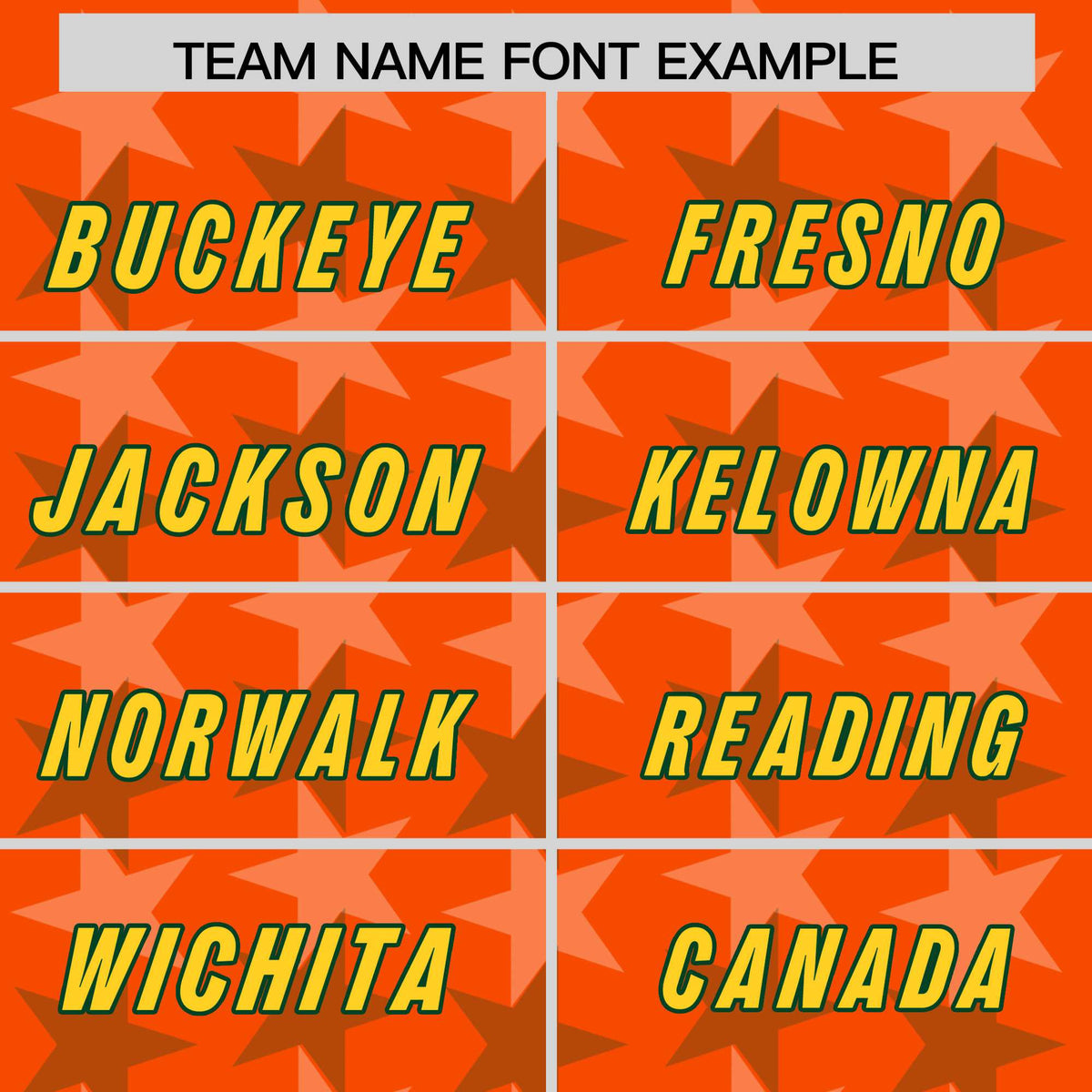 Custom Orange Green Personalized All Star Graffiti Pattern Authentic American Football Jersey