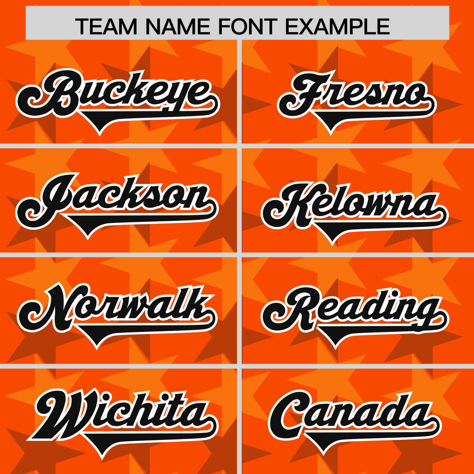 Custom Orange Black Personalized All Star Graffiti Pattern Authentic American Football Jersey