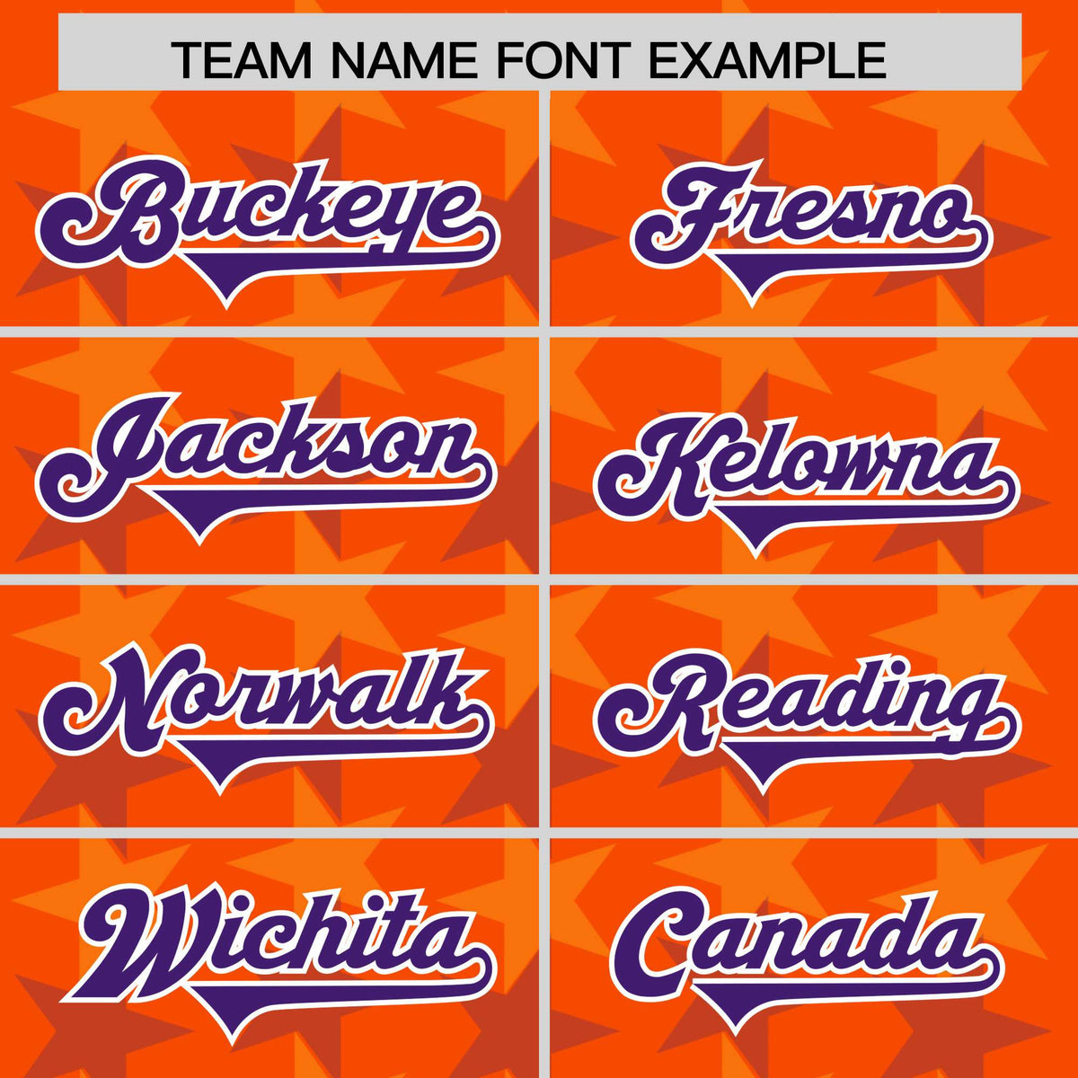 Custom Orange Purple Personalized All Star Graffiti Pattern Authentic American Football Jersey