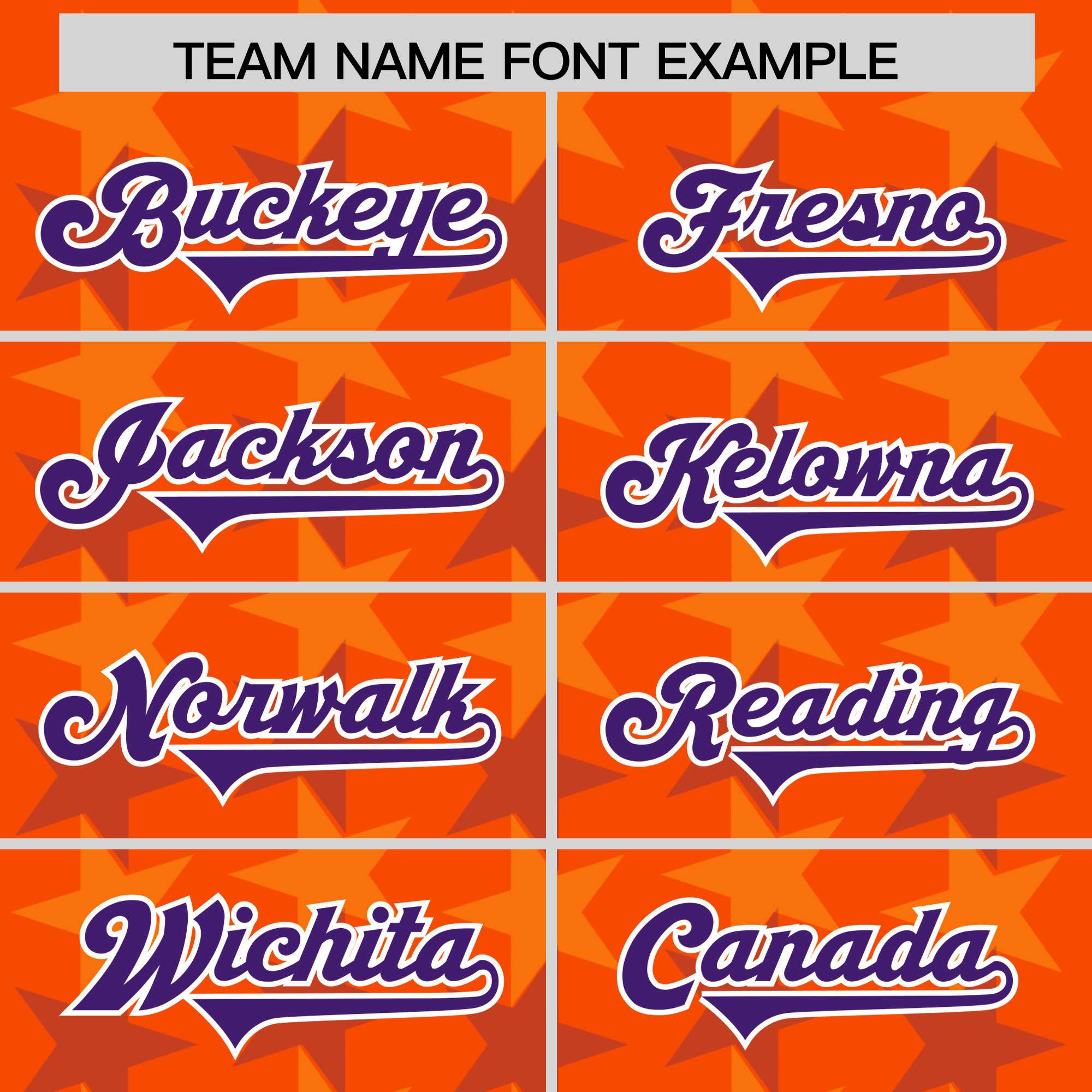 Custom Orange Purple Personalized All Star Graffiti Pattern Authentic American Football Jersey