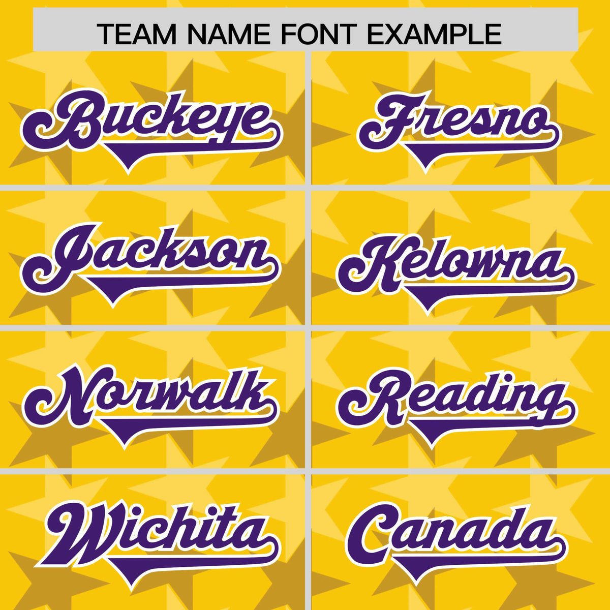 Custom Gold Purple Personalized All Star Graffiti Pattern Authentic American Football Jersey