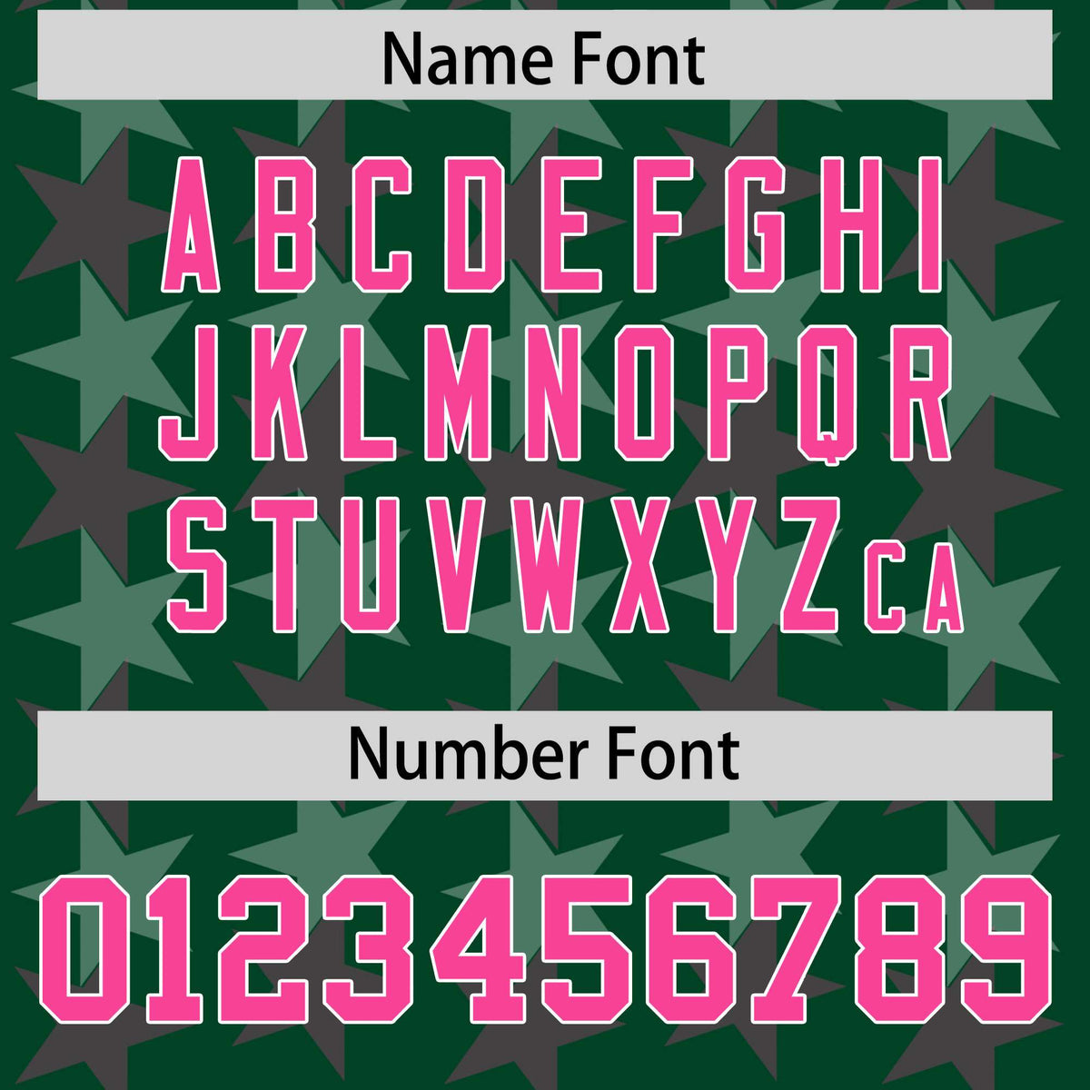 Custom Green Pink Personalized All Star Graffiti Pattern Authentic American Football Jersey