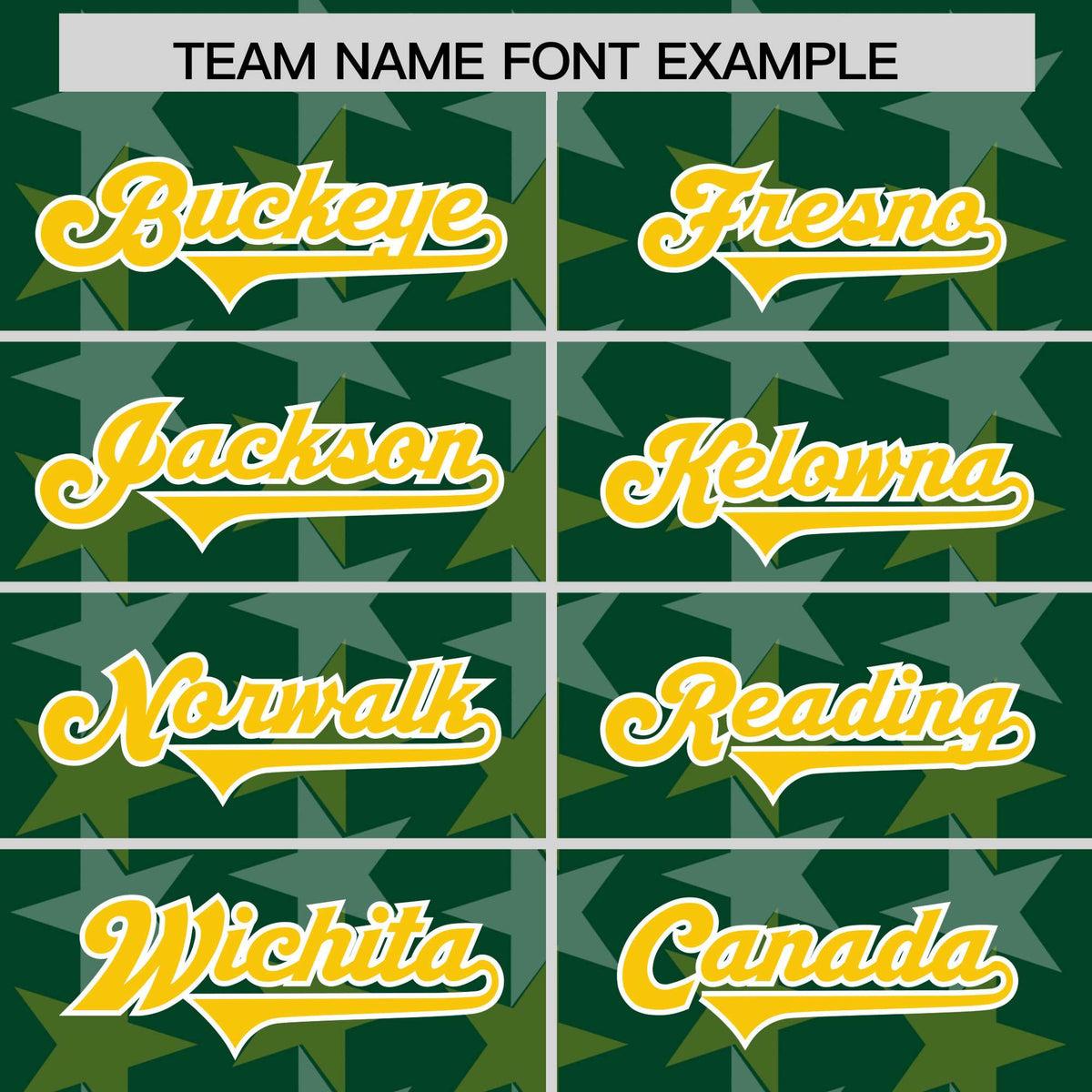 Custom Green Gold Personalized All Star Graffiti Pattern Authentic American Football Jersey
