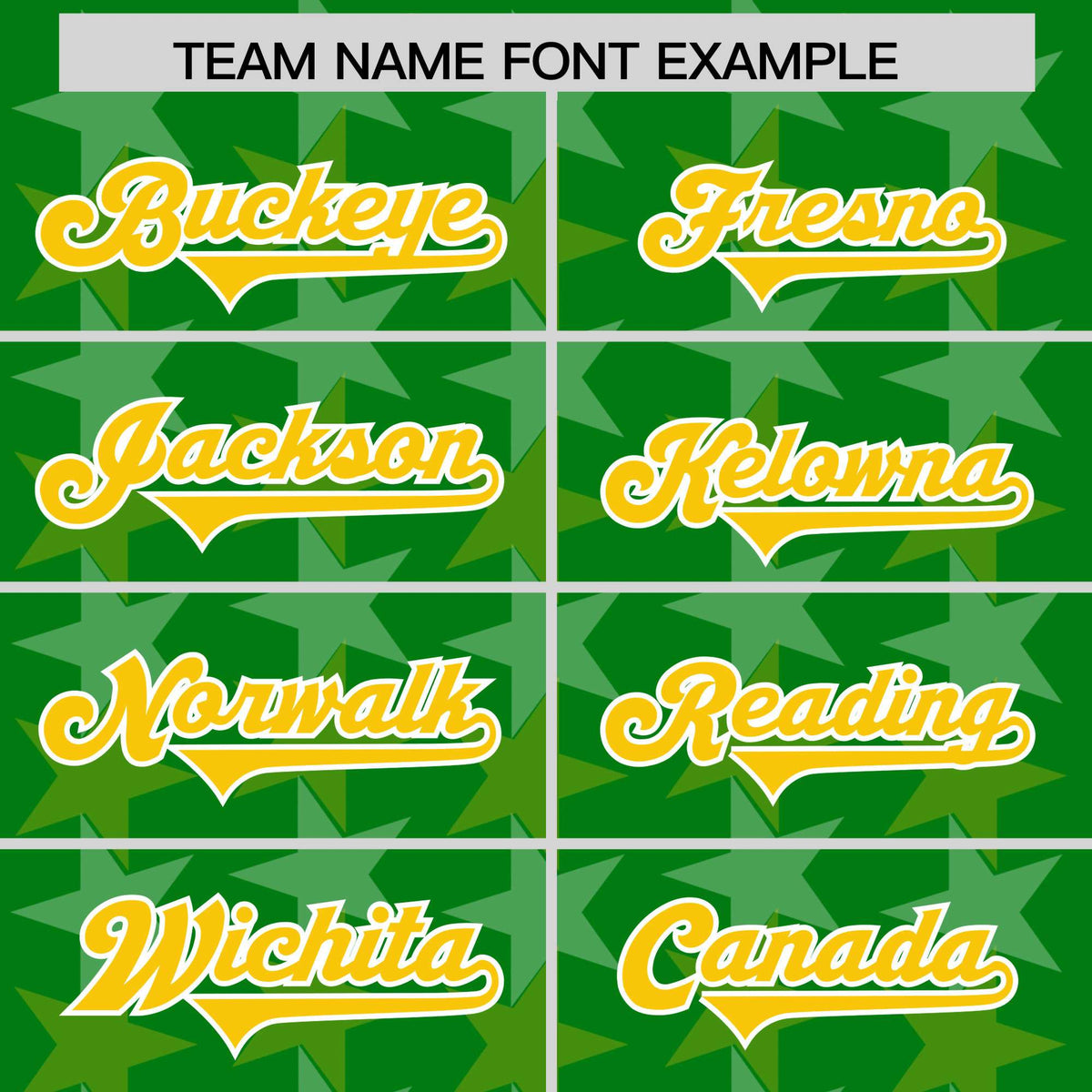 Custom Kelly Green Gold Personalized All Star Graffiti Pattern Authentic American Football Jersey