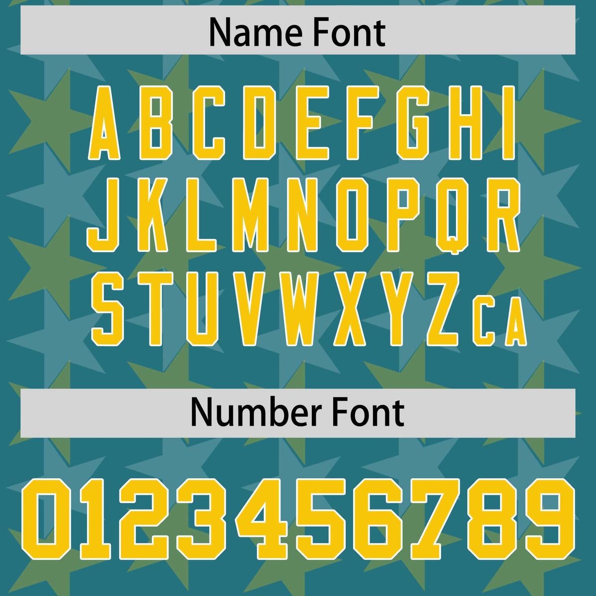 Custom Aqua Gold Personalized All Star Graffiti Pattern Authentic American Football Jersey