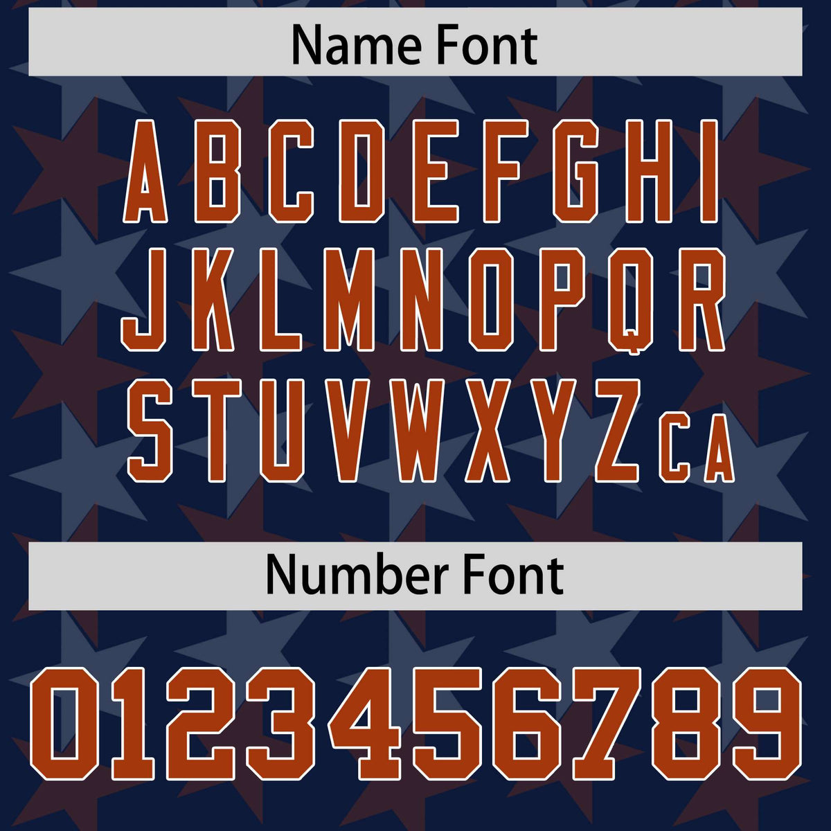 Custom Navy Texas Orange Personalized All Star Graffiti Pattern Authentic American Football Jersey