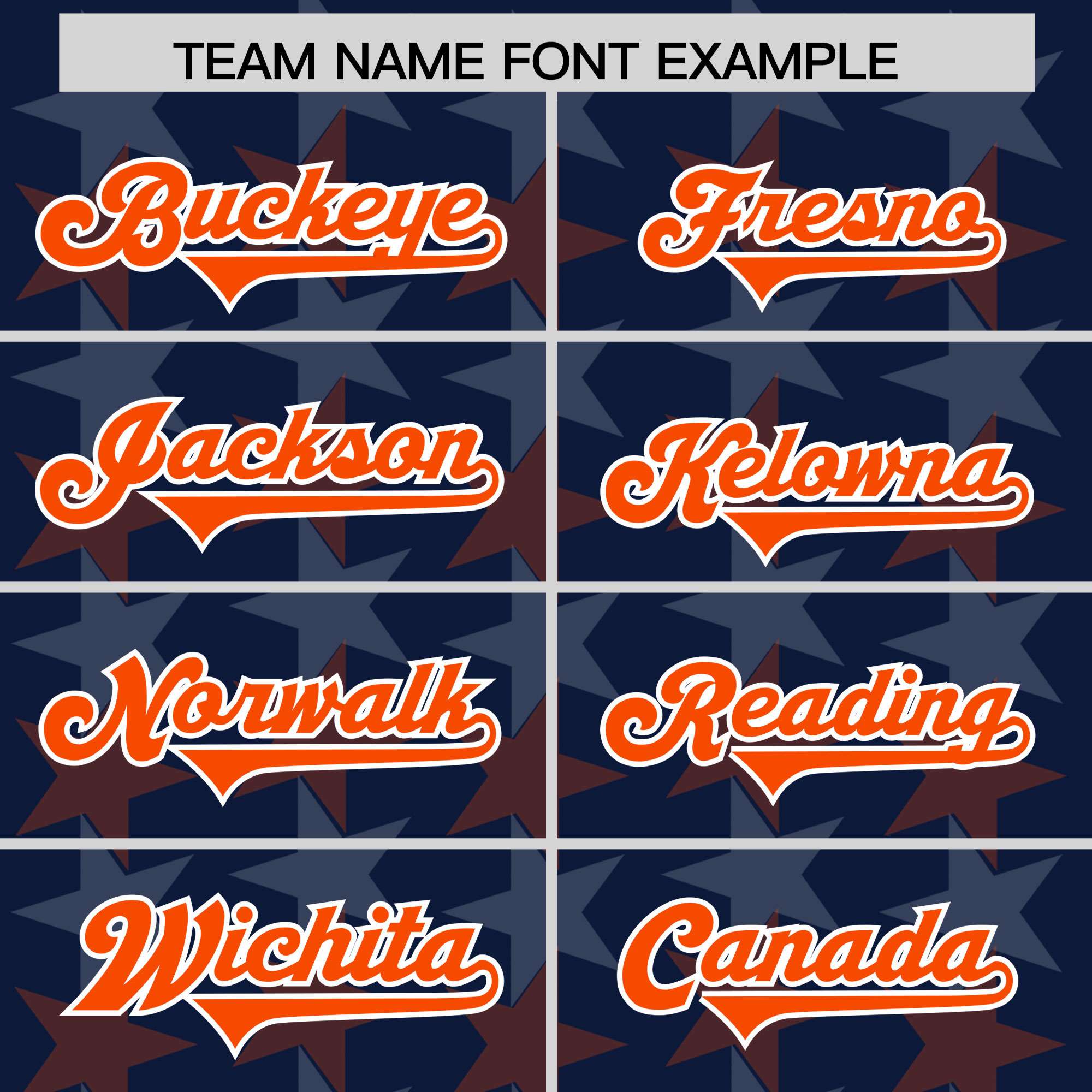 Custom Navy Orange Personalized All Star Graffiti Pattern Authentic American Football Jersey