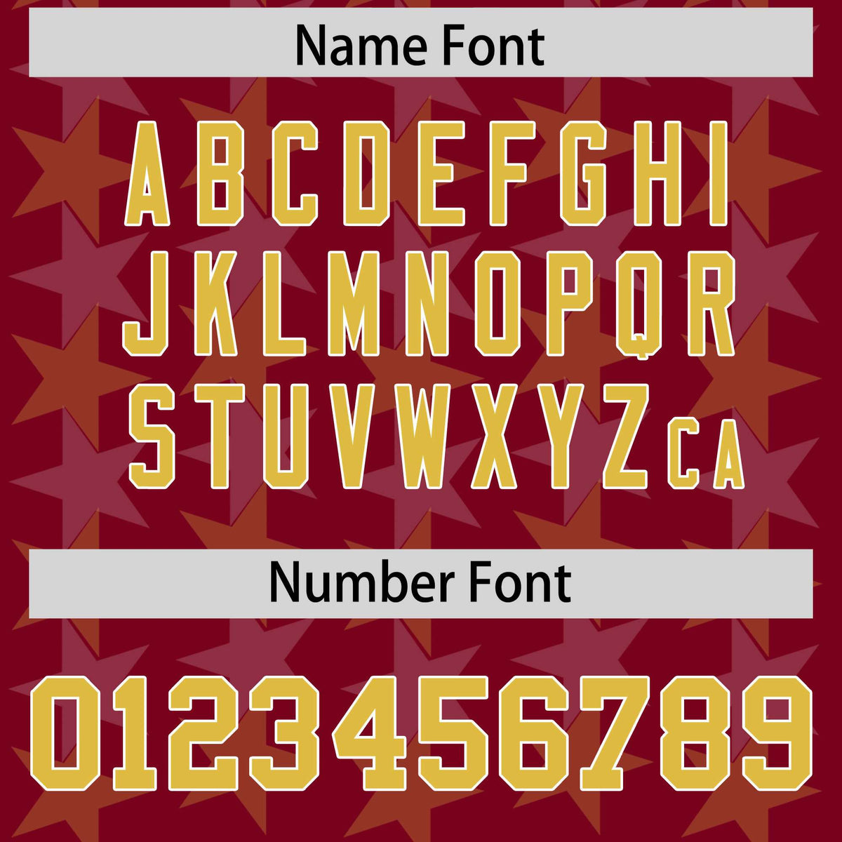 Custom Crimson Gold Personalized All Star Graffiti Pattern Authentic American Football Jersey